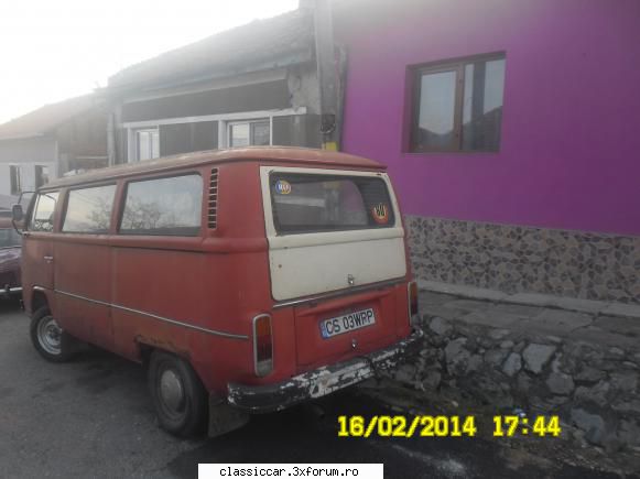 vw t2 - motorul l-am dat jos ca era de 1,6 diesel cam - Prezentare masini