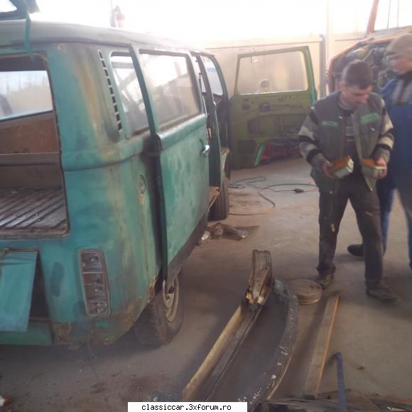 vw t2 - proiectele mele! - prima etapa... pregatirea pentru sablat - Reconditionari si Restaurari