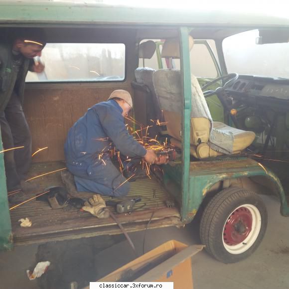vw t2 - proiectele mele! - prima etapa... pregatirea pentru sablat - Reconditionari si Restaurari