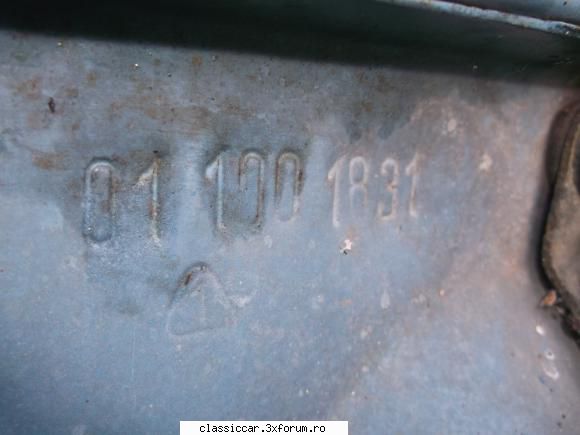wartburg 1966 - codul de sub parbriz - Reconditionari si Restaurari