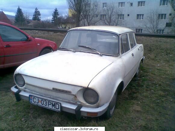 zona Marasti - si o Skoda S100 vopsita cu bidineaua - Am vazut prin Cluj-Napoca